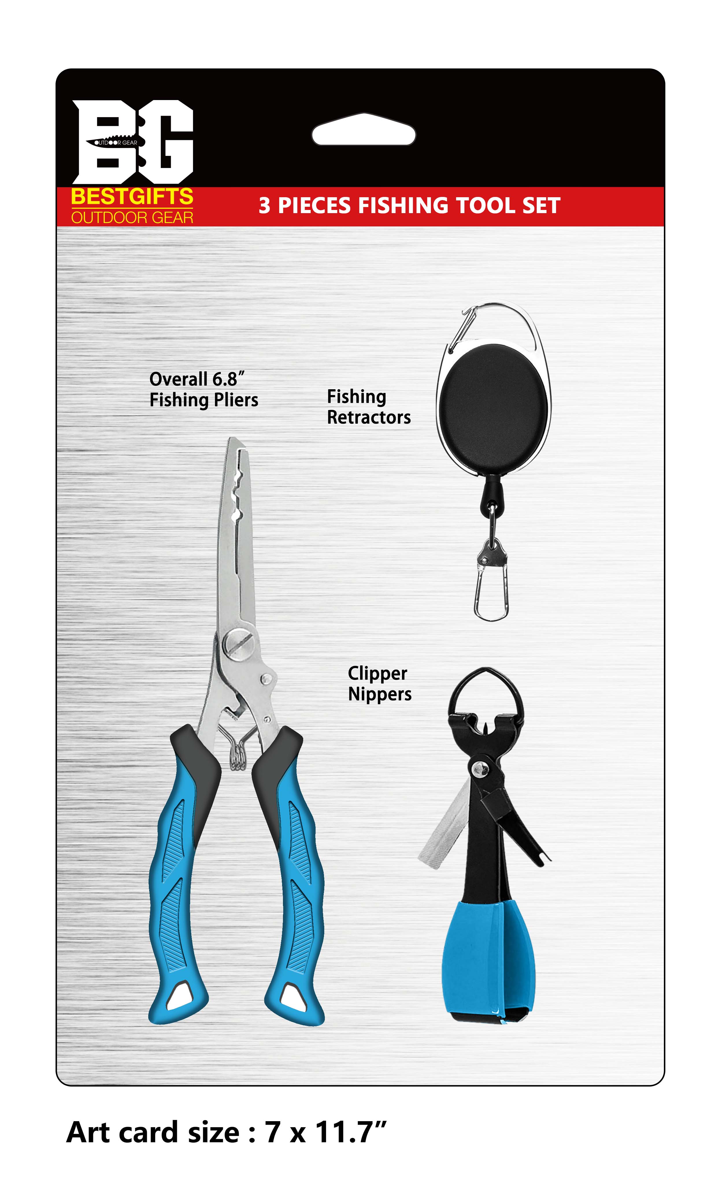 3-Piece Fishing Tool Set