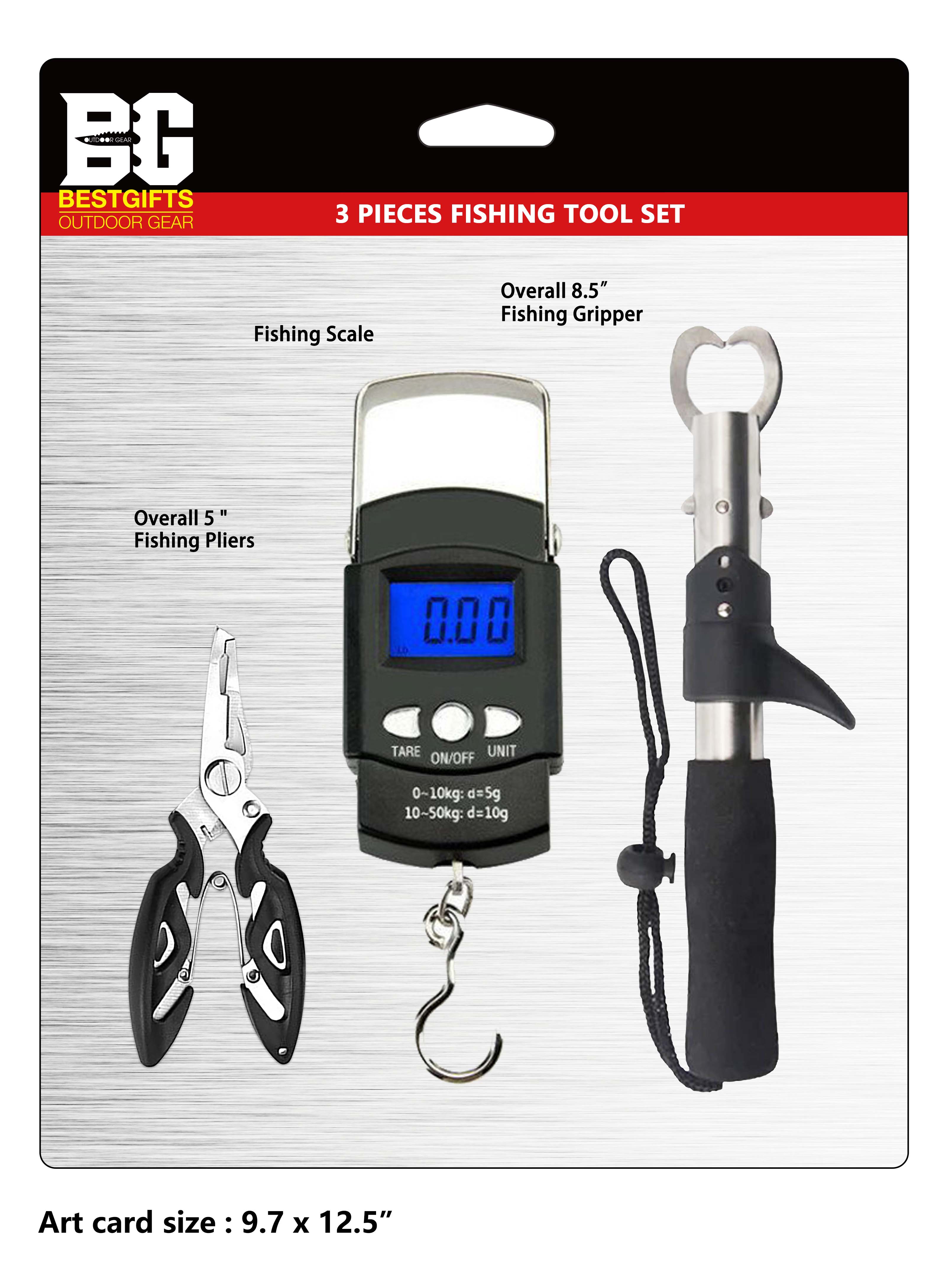 3-Piece Fishing Tool Set