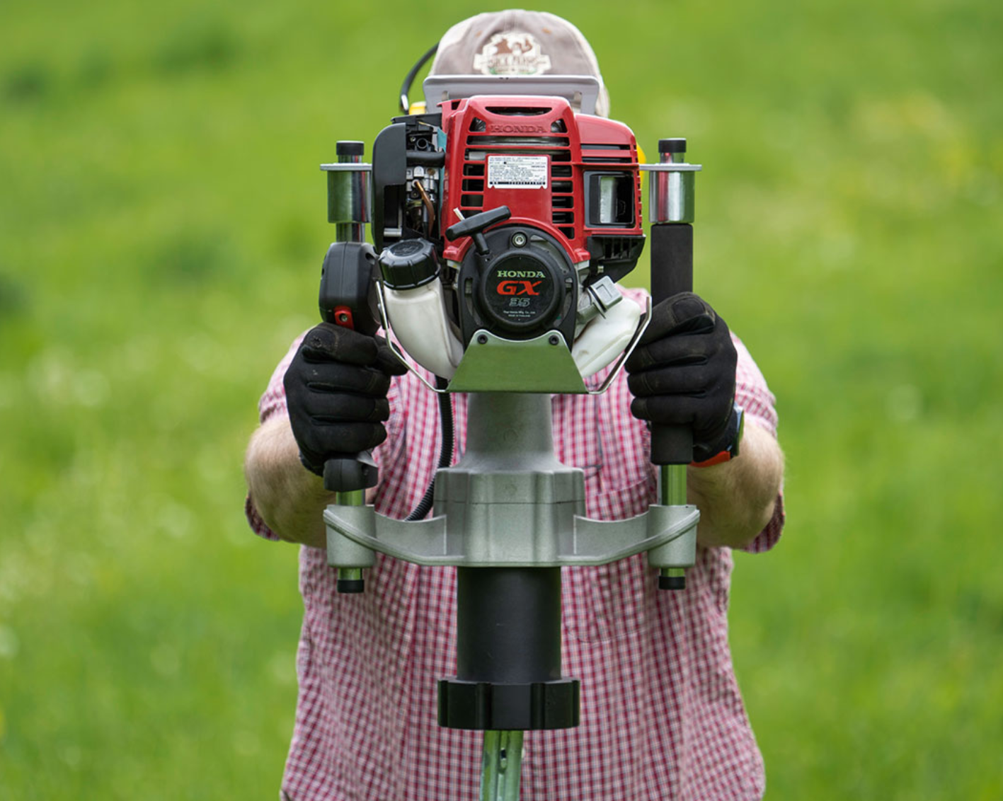 Commercial Duty Post Driver with Honda GX35 Engine