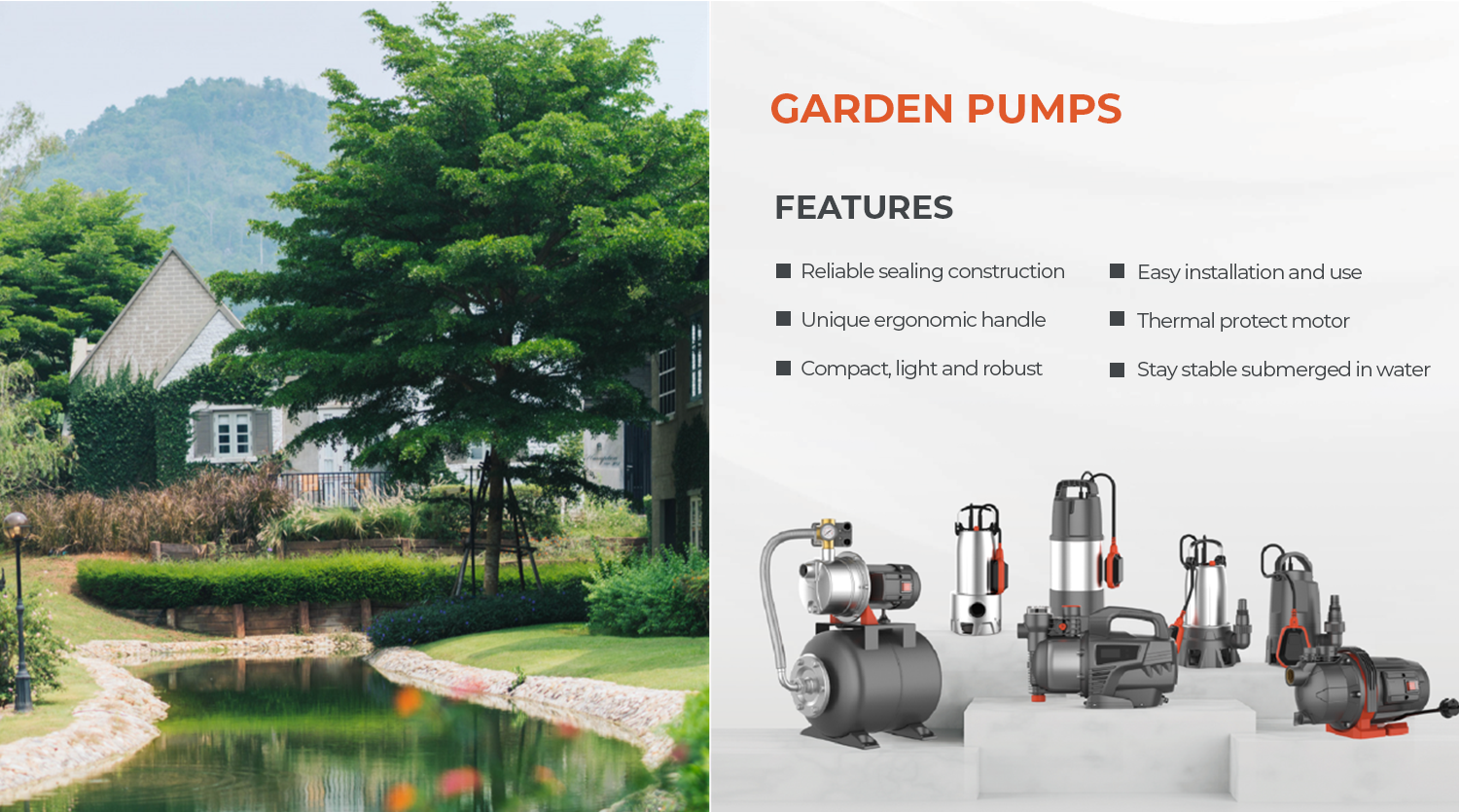 XCM Garden Pump