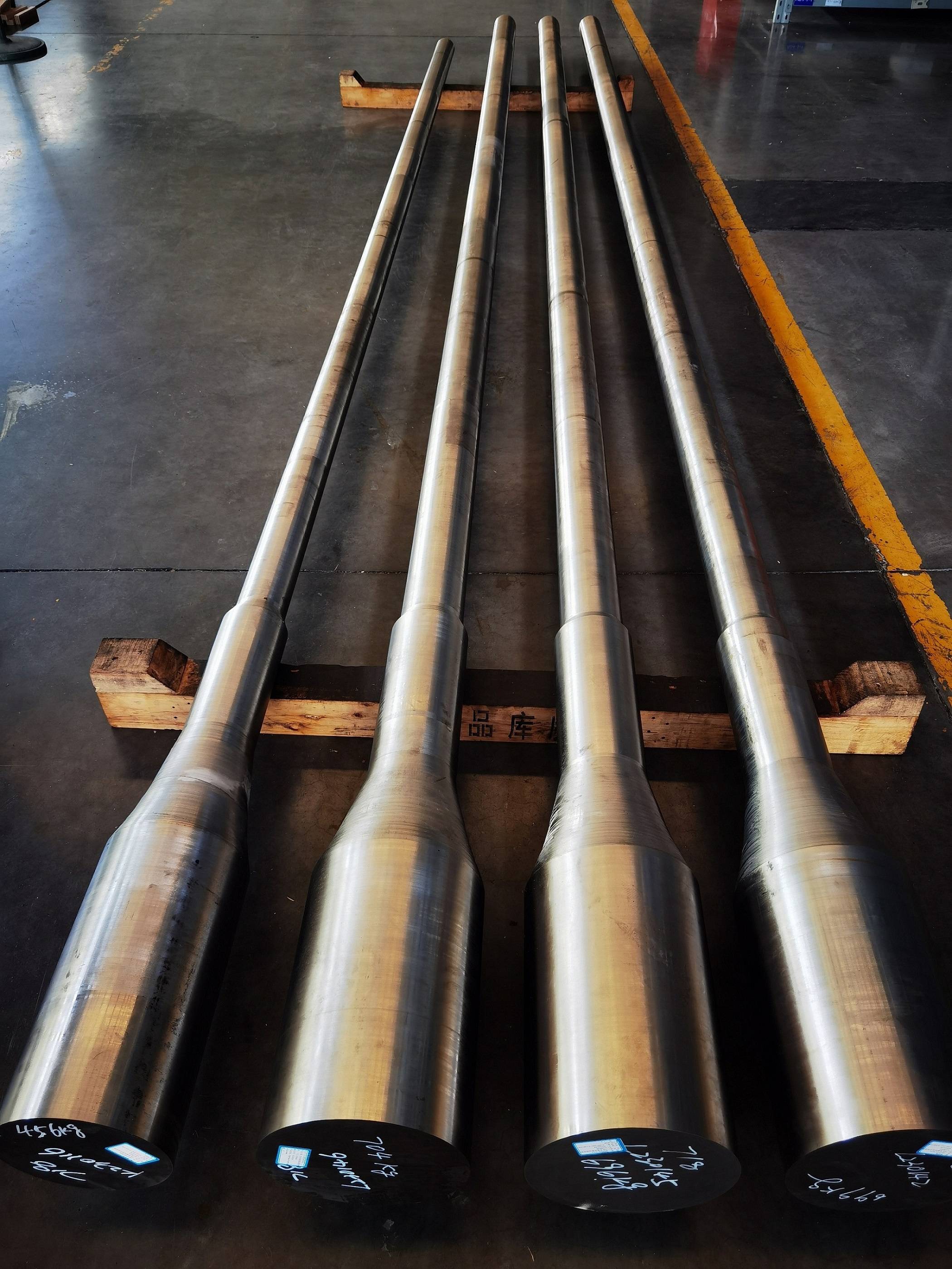 718 alloy drive shaft for rotary guided drilling and logging while drilling