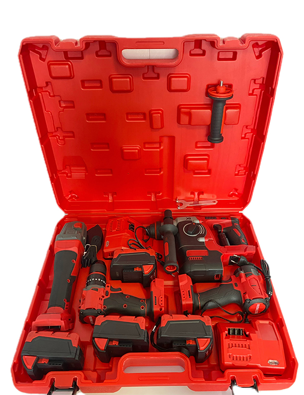 Electric Power Tool Set with Lithium Battery