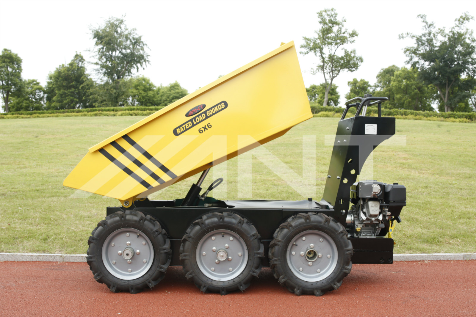ANT 6-wheeled gasoline mini dumper truck, 600kg load capacity