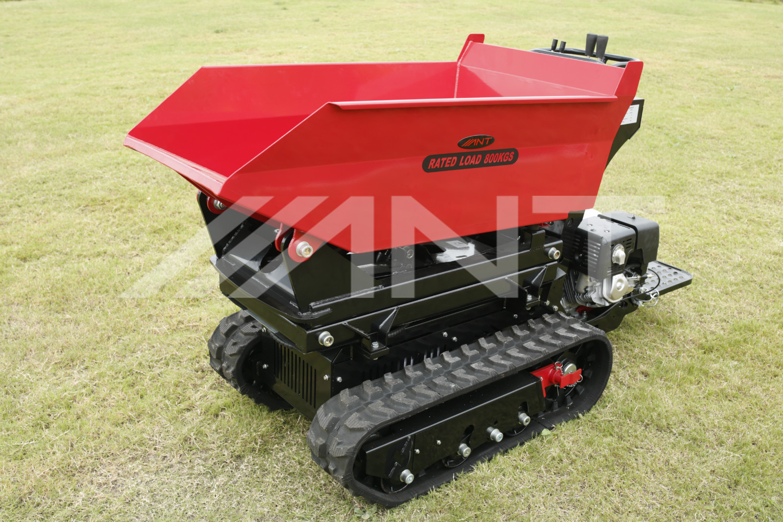 Gasoline Engine Mini Dumper with 800kg Piston Pump Power Barrow