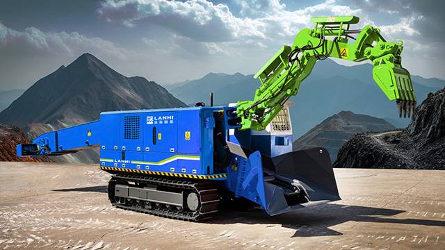 Lanhi LWLX-80/45L Crawler Mucking Loader for Engineering