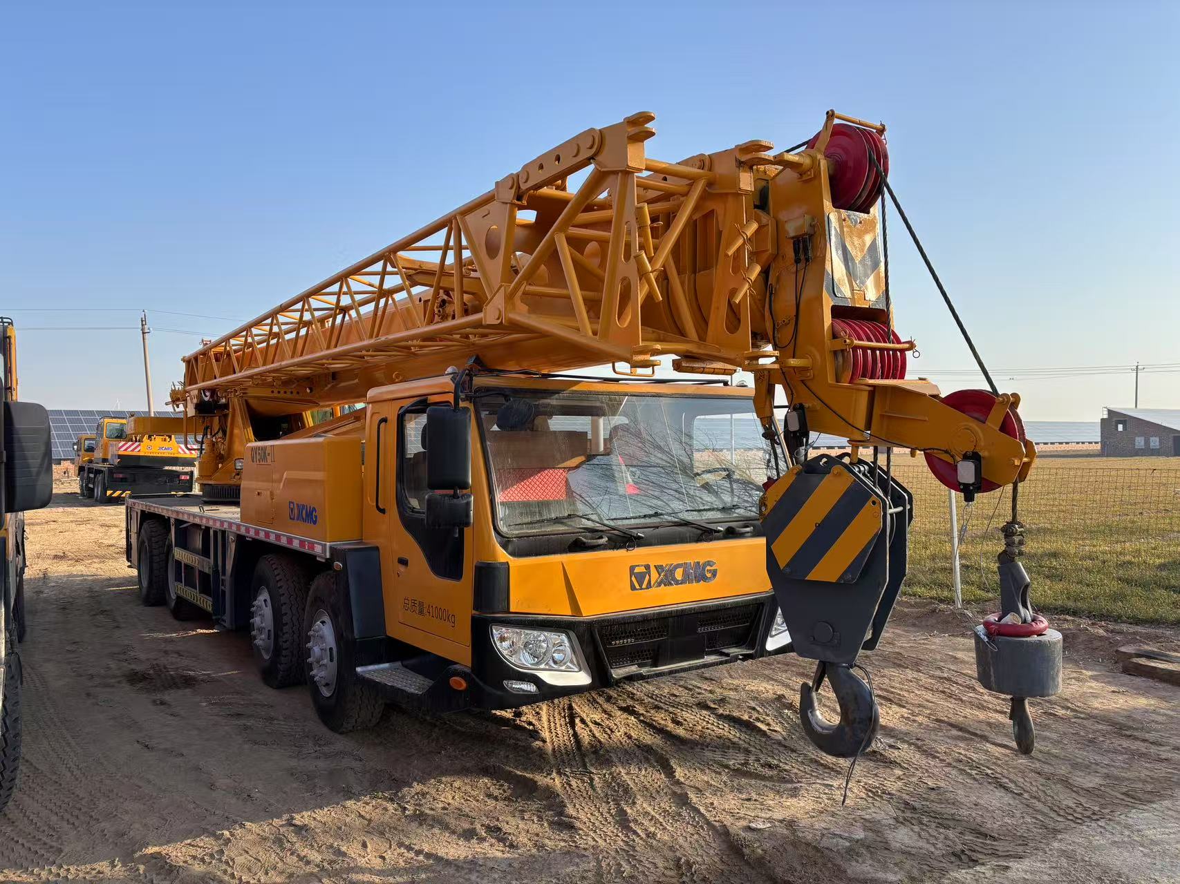 Used 80-ton Telescopic Boom Mobile Truck Crane