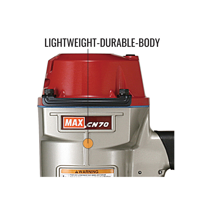 CN70 Pneumatic Coil Nailer for Construction and Woodworking