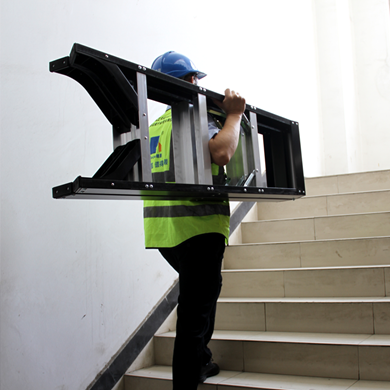 Double Sided Fiberglass Stepladder