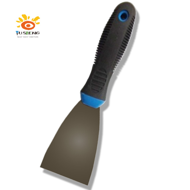 Putty Knife with Red & Black Rubber Handle