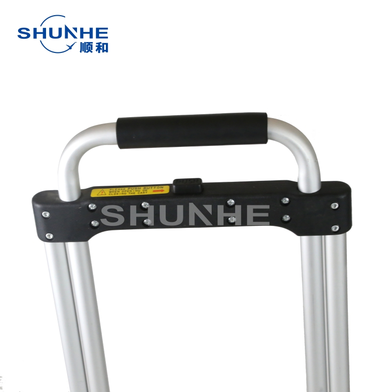 Alum Folding Hand Truck Two Wheel Shopping Cart