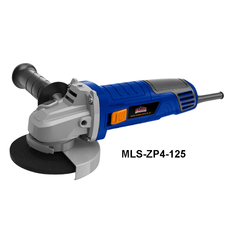 Semi-professional angle grinder with 2-position side handle