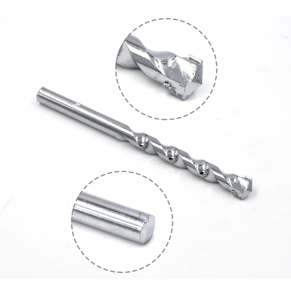Masonry Drill Bit with Black & White Finish