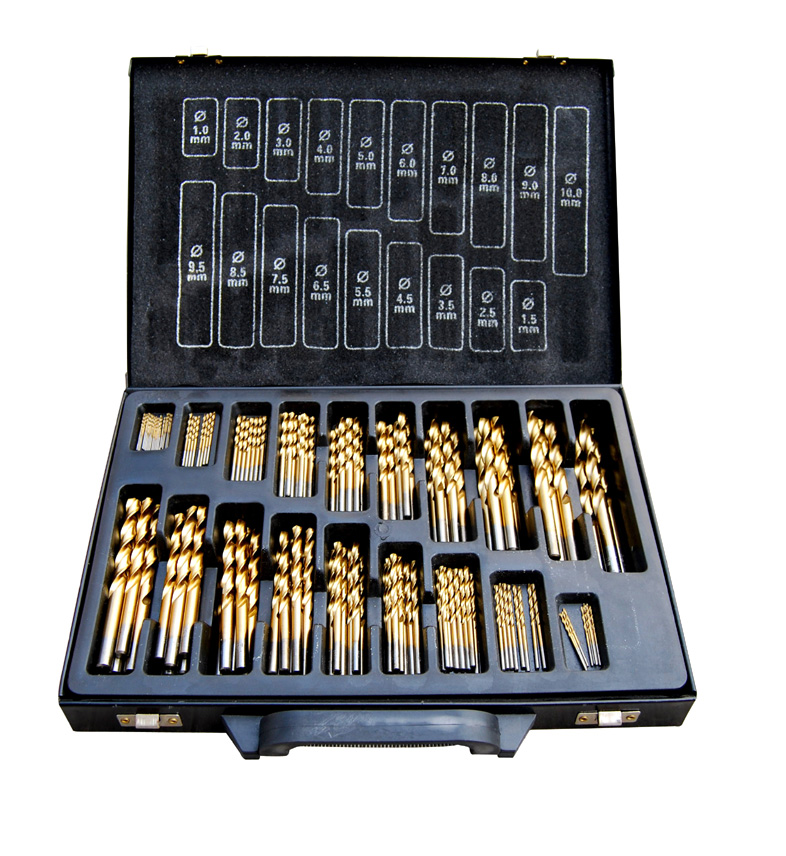 170 Piece HSS Drill Bit Set