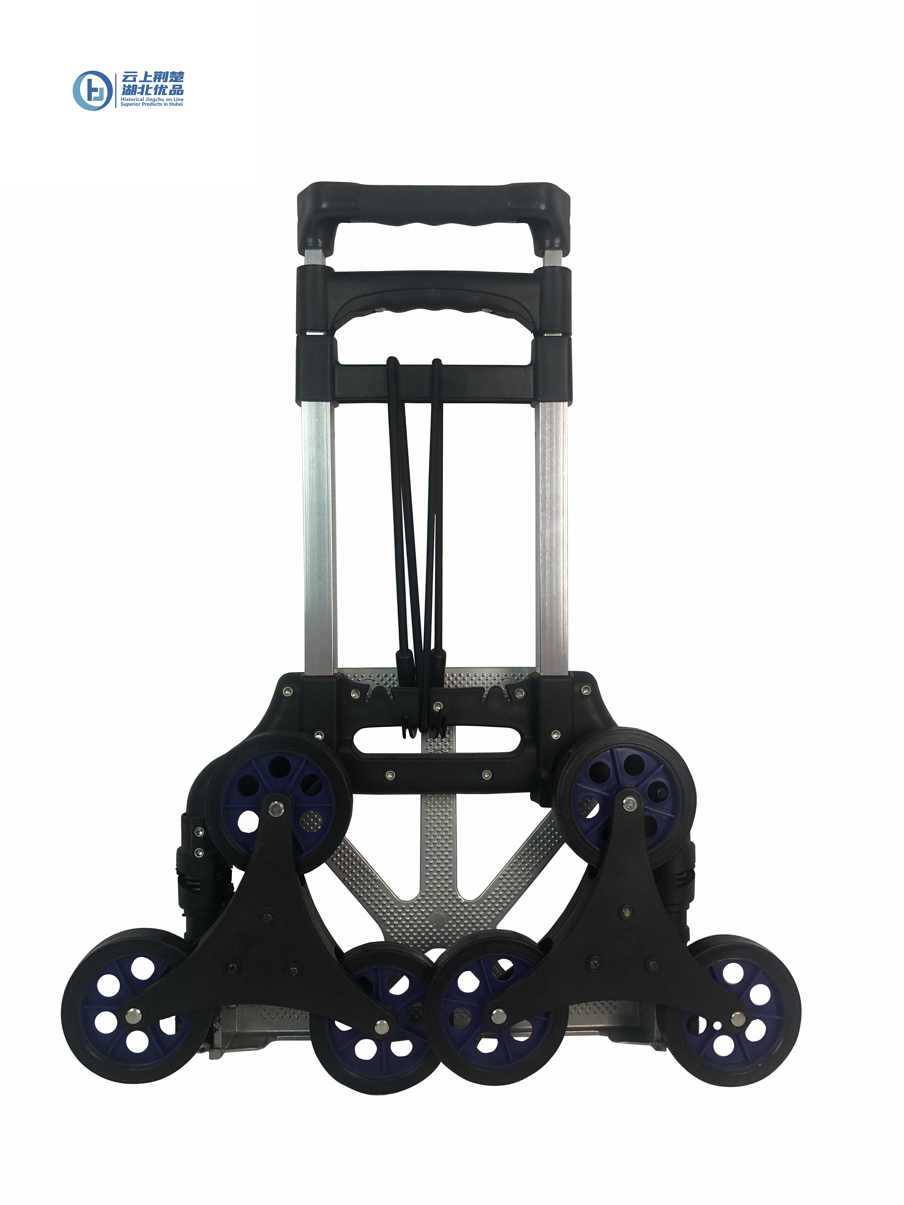Foldable Trolley with Aluminum, PP, and PU Wheels