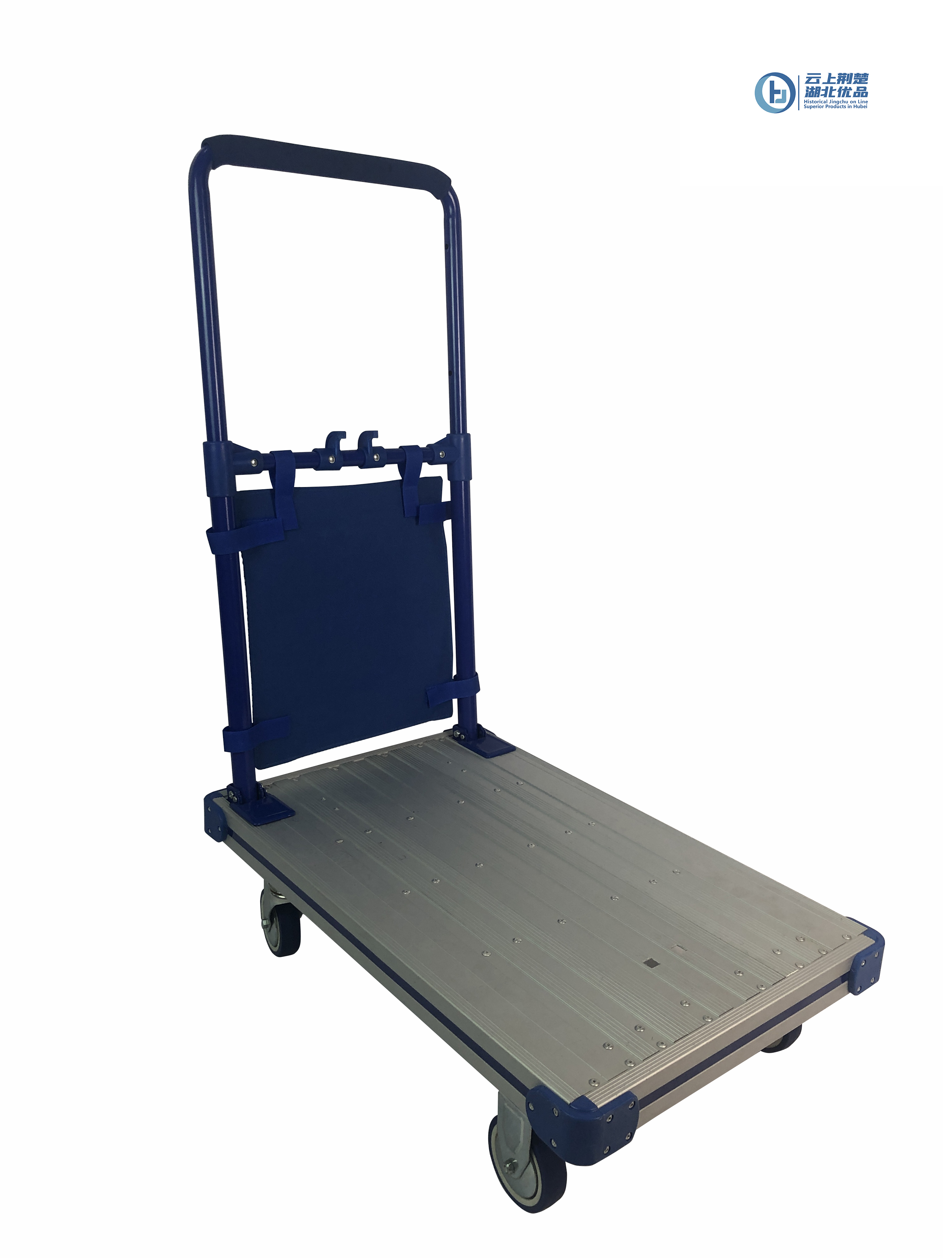 Foldable Handtruck with Aluminum Platform and Steel Handle