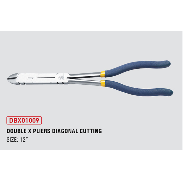 Double Joint Long Reach Diagonal Cutting Pliers