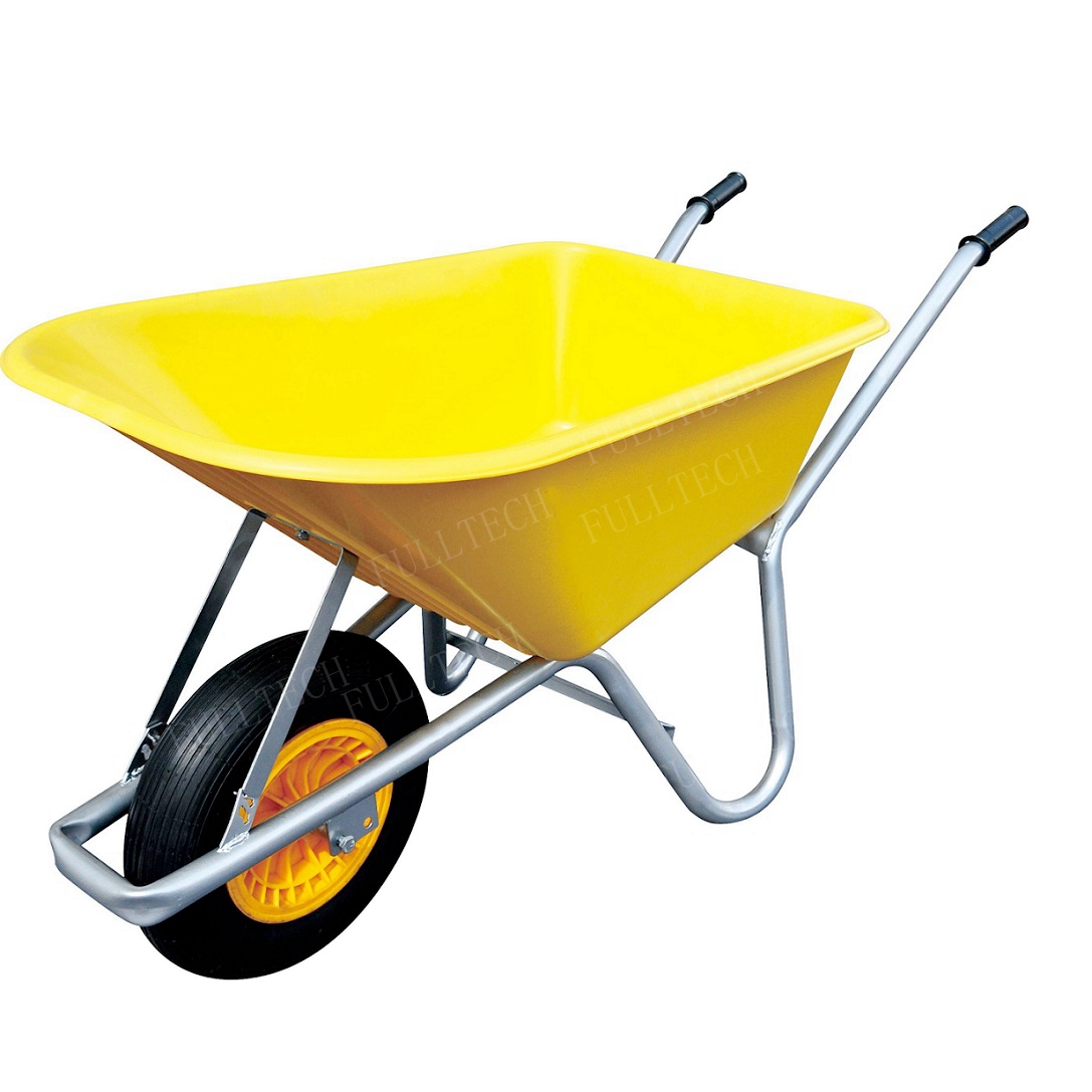 Galvanized Construction and Gardening Wheelbarrow