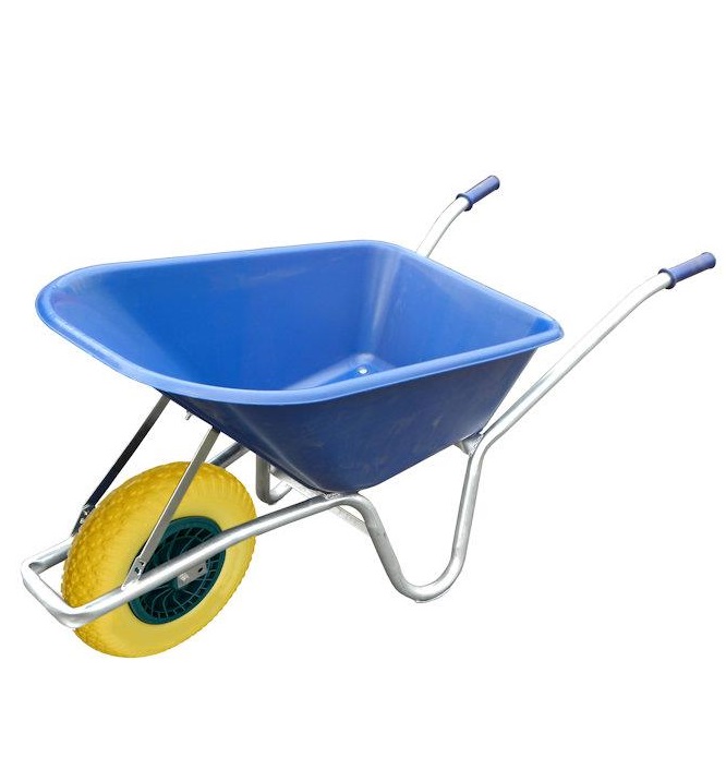 Galvanized Construction and Gardening Wheelbarrow