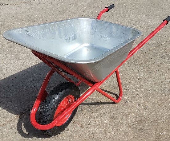 Galvanized Construction and Gardening Wheelbarrow