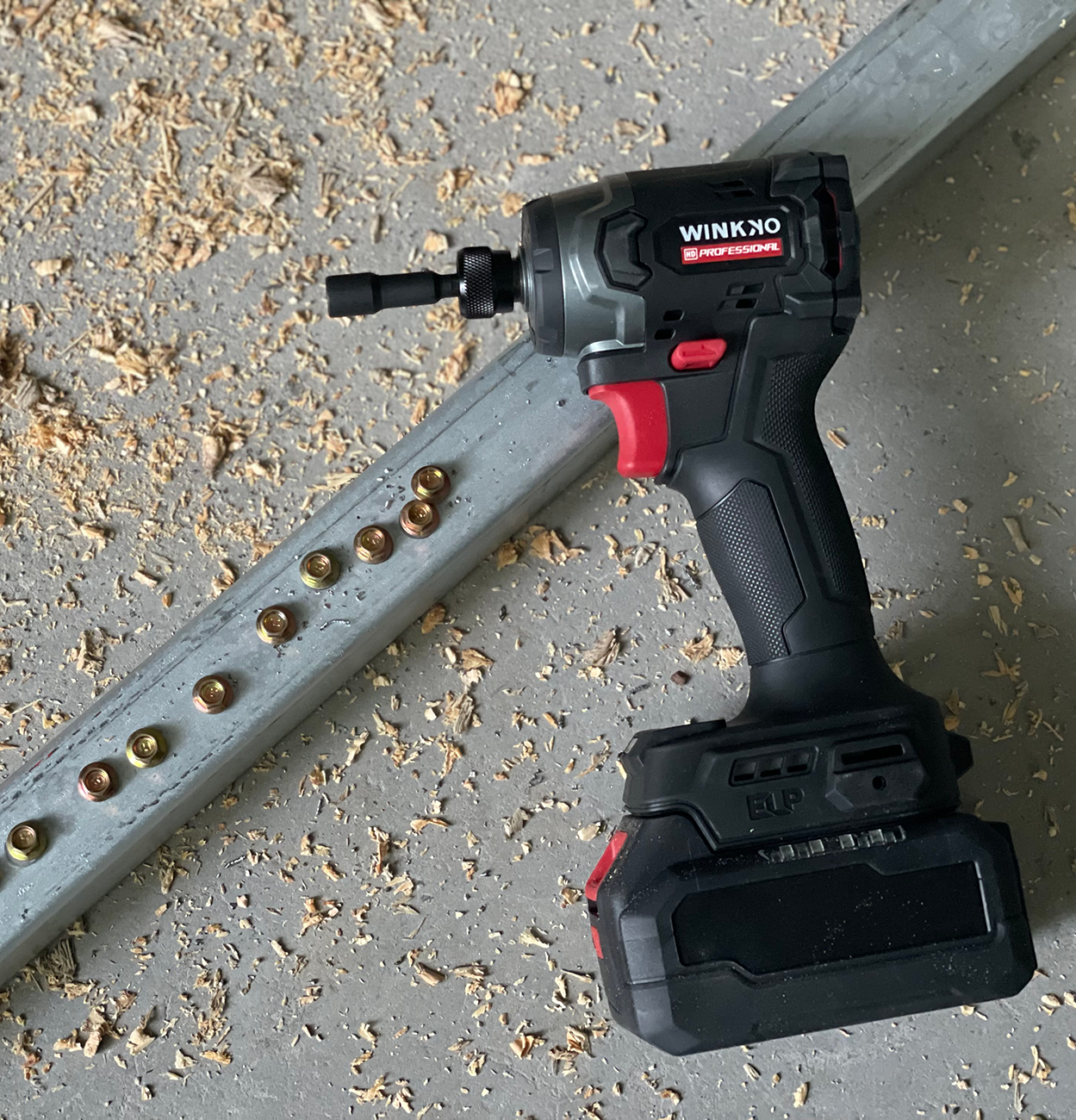 20V Cordless Brushless Impact Screwdriver with LED Light