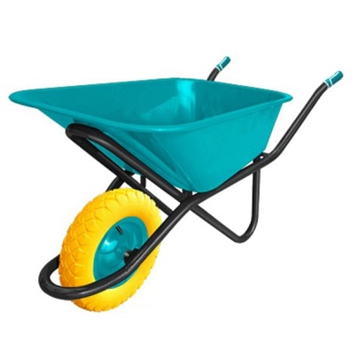Galvanized Construction and Gardening Wheelbarrow