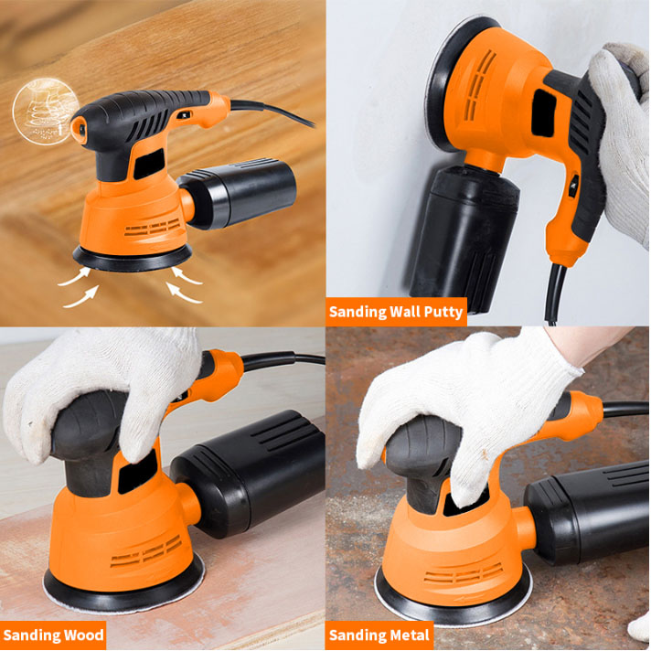 Electric Power Sander for Woodworking and Metal