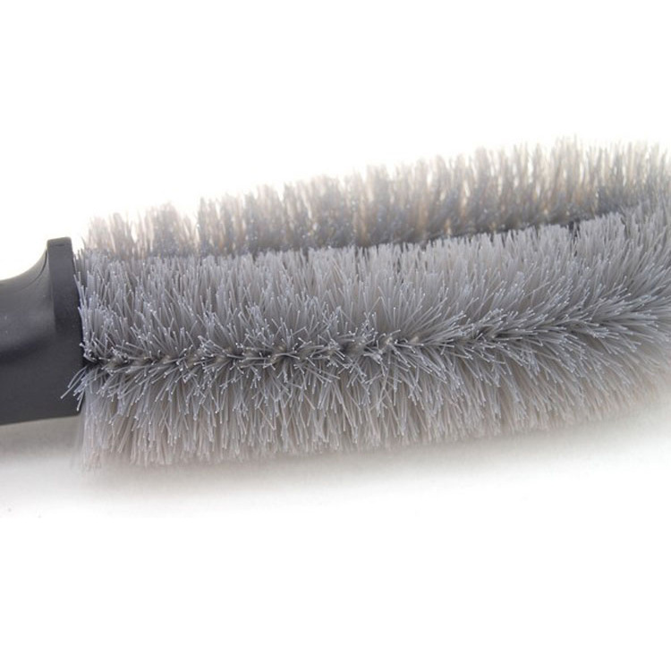 Wheel Rim Crevice Cleaning Brush with PVC Handle and PP Bristles