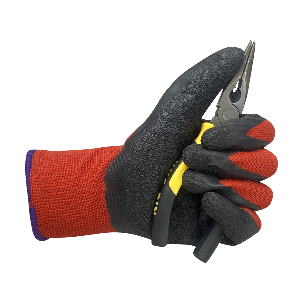 Zhongshang Black Nitrile Coated Work Gloves