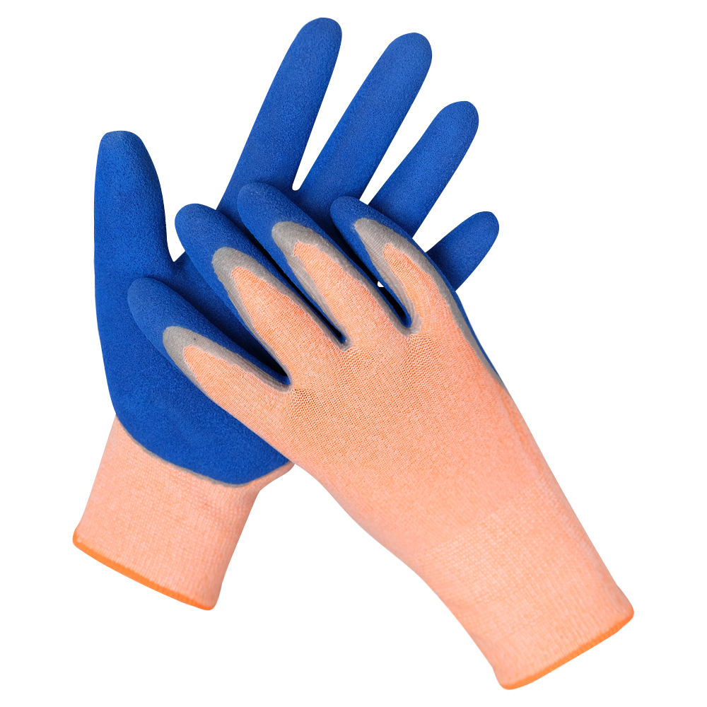 Industrial Latex Rubber Sandy Coated Working Gloves