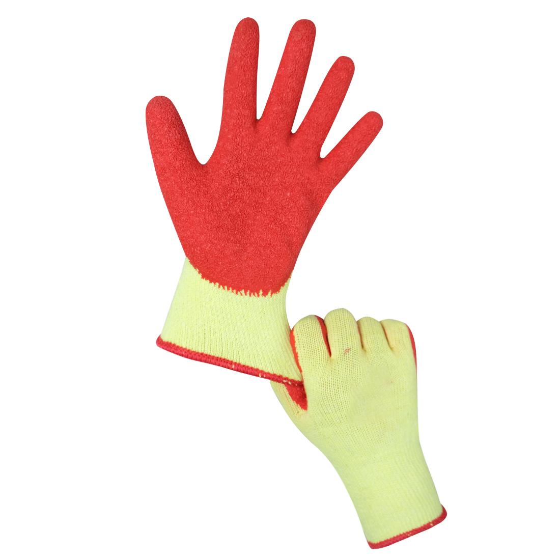 Zhongshang Latex Crinkle Coated Labor Protective Construction Industrial Safety Work Gloves
