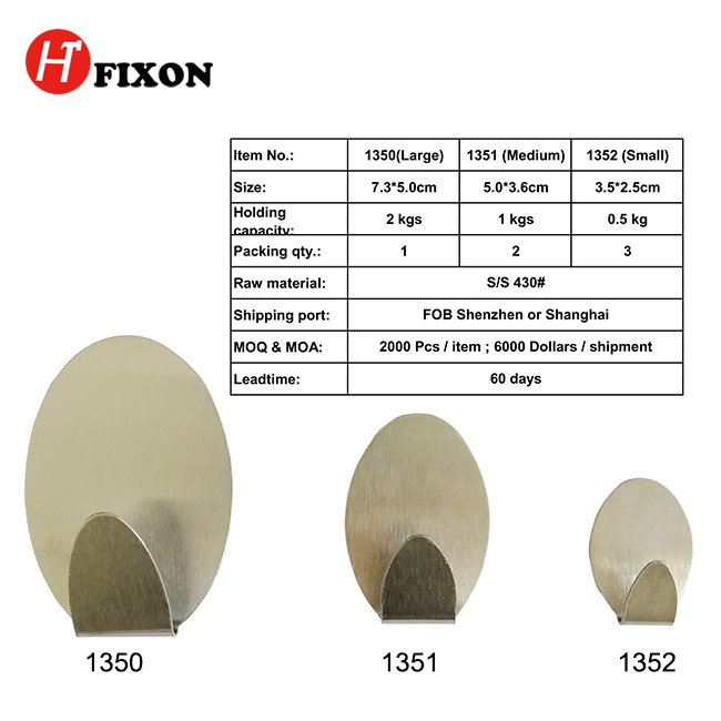 Removable Adhesive Wall Hook