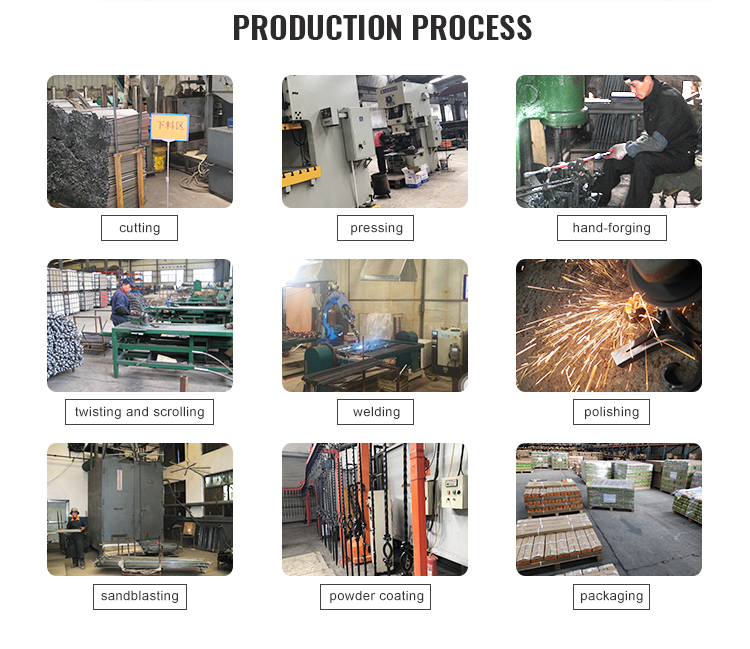 Wrought iron components
