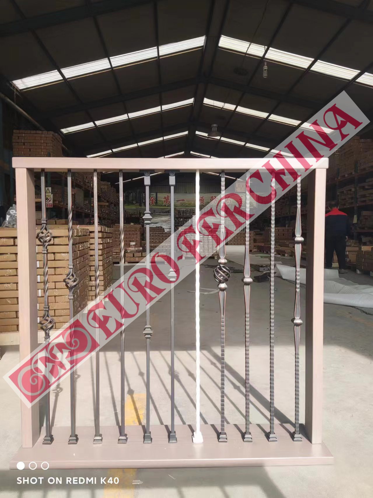 Iron stair balusters