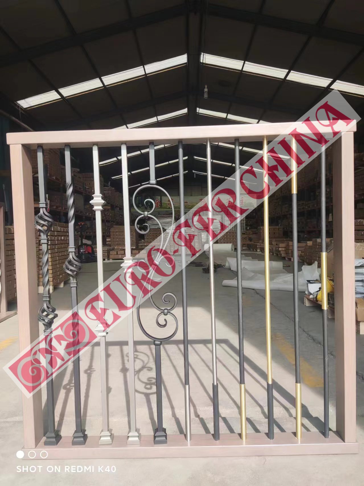 Iron stair balusters
