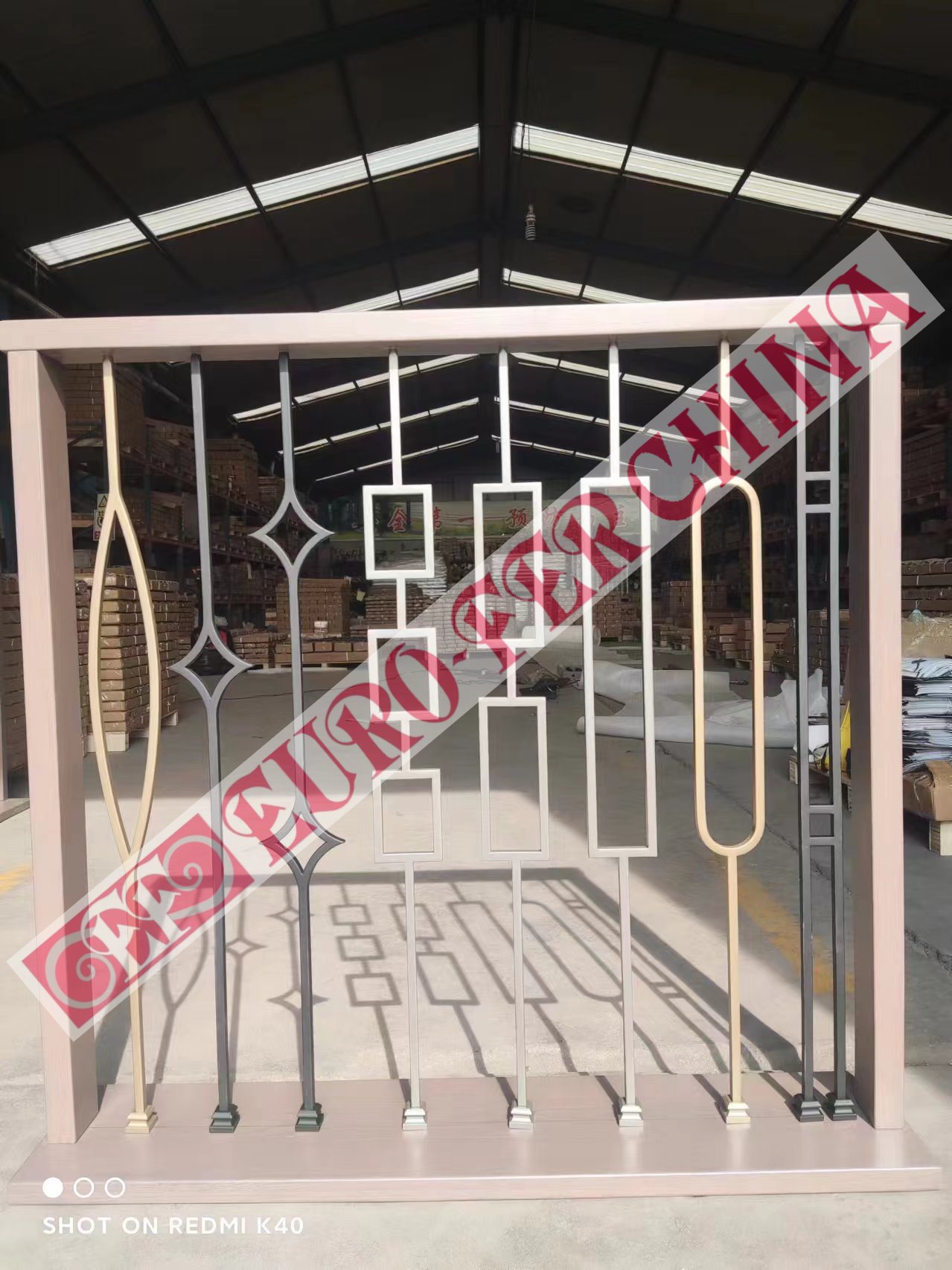 Iron stair balusters