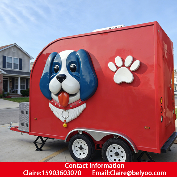 Belyoo Mobile Dog Grooming Trailer for Sale