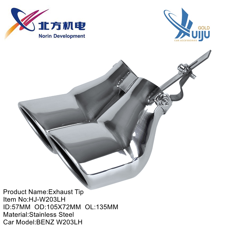 Car Muffler Tip and Exhaust Pipe