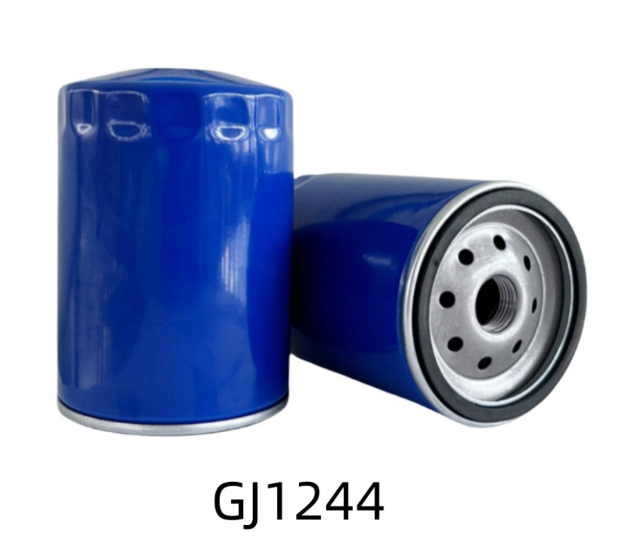 Blue Flat Casing Oil Filter