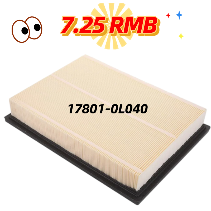High Performance Auto Engine Air Filter for Toyota