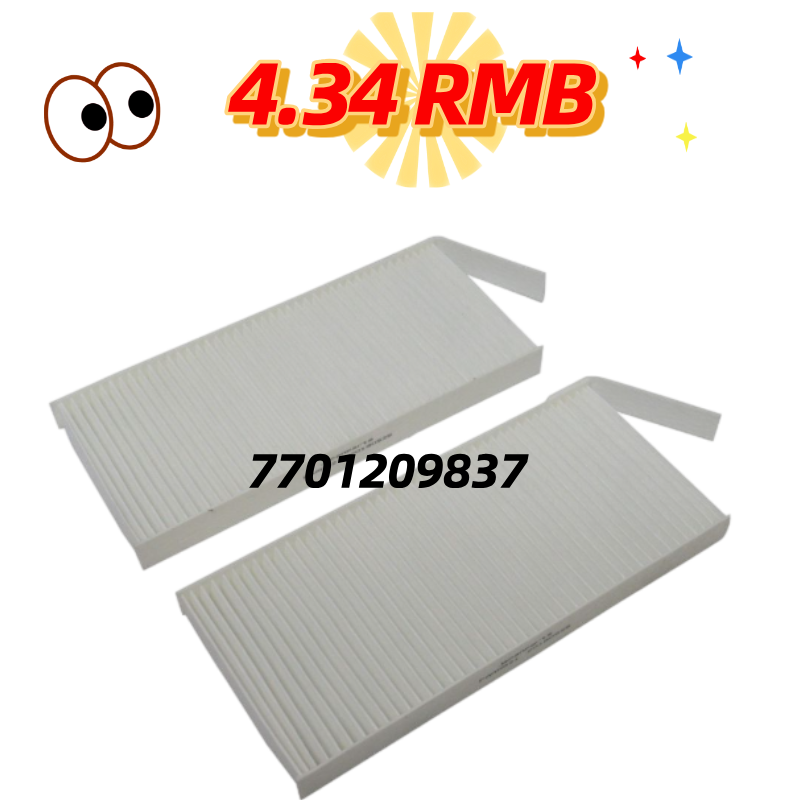 Pollen Cabin Air Filter 7701209837