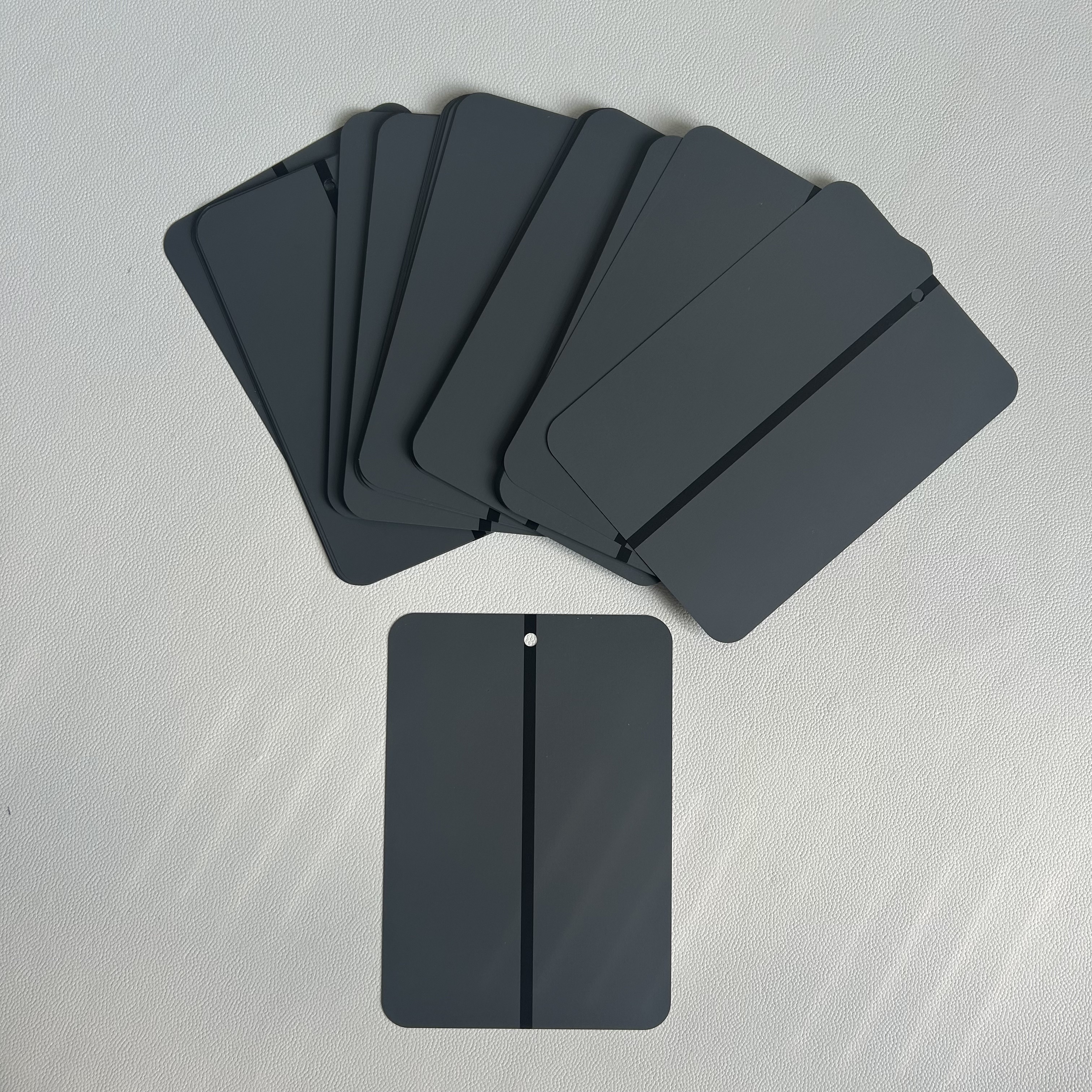 Automotive Metal Spray Paint Cards for Color Matching and Testing