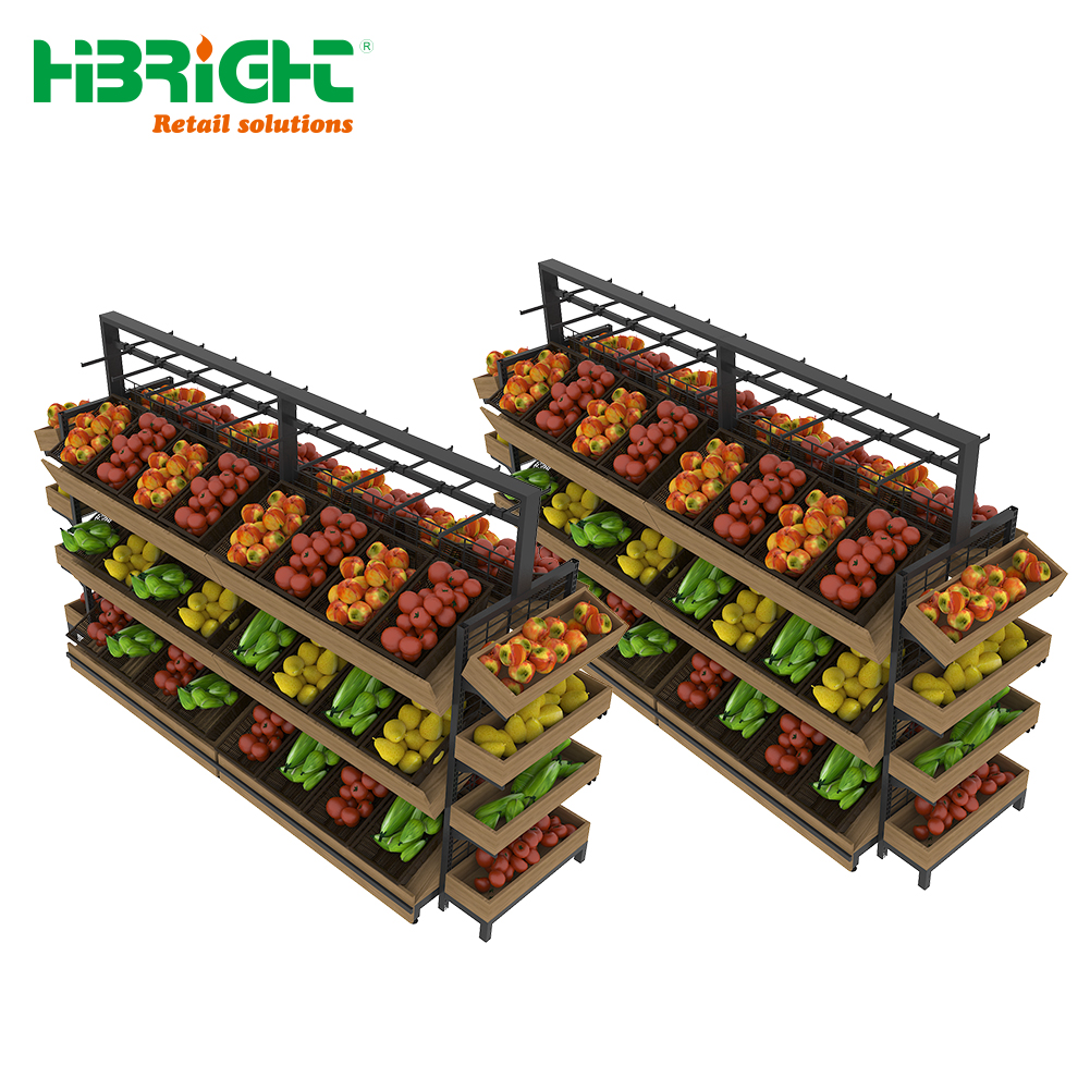 Vegetable and Fruit Display Rack