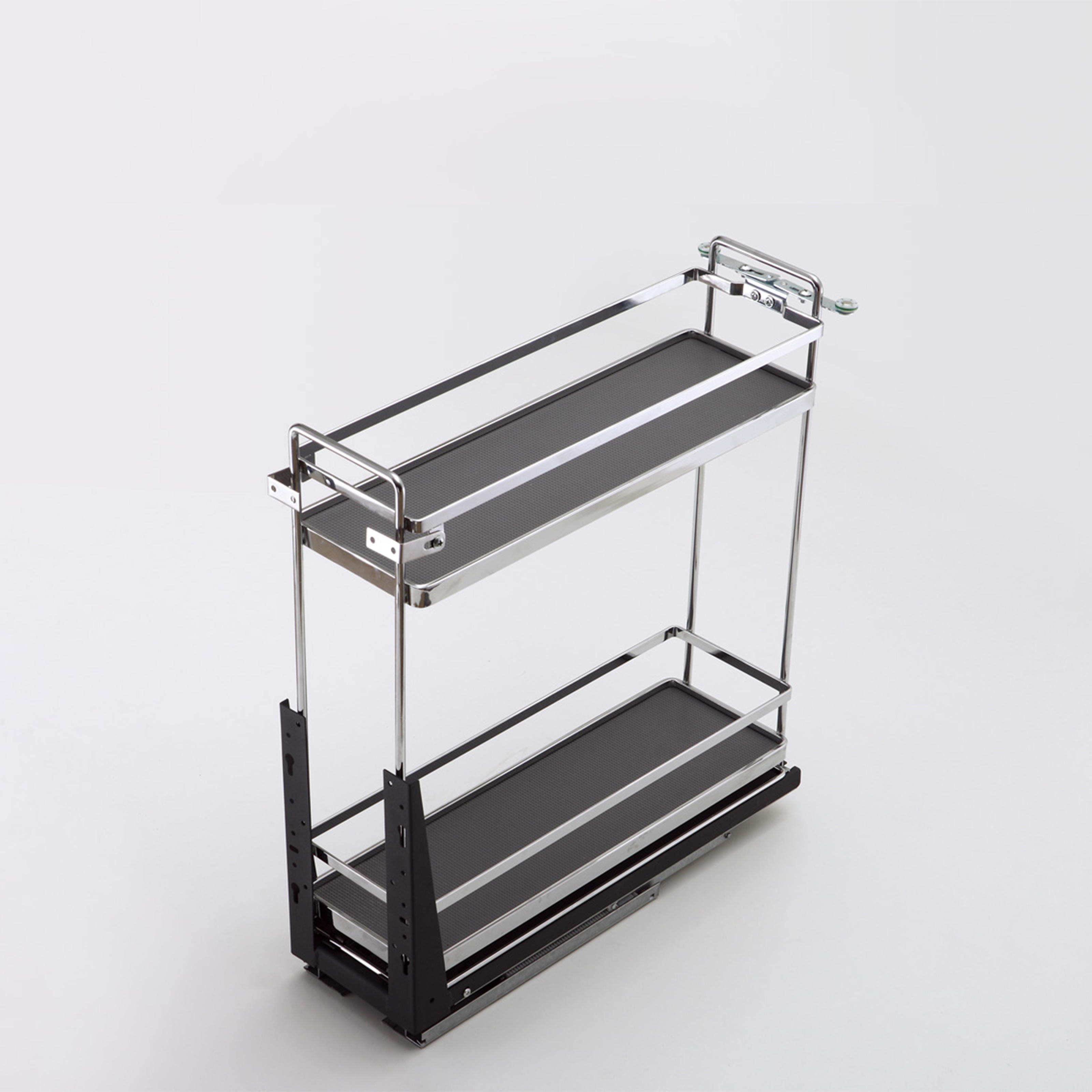 Kitchen Pull-Out Basket with Chrome, Nano-Coating, or Anthracite Powder Coating