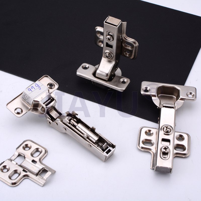 963 Iron Nickel Plating Stainless Steel Clip-on Hydraulic Hinge with Zinc Alloy Button
