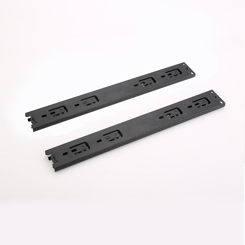 1.0mm Thickened Dotted Finishing Black 45mm Cabinet Slide