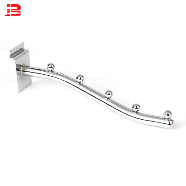 Slatwall display 19-rod hook with 7 beads