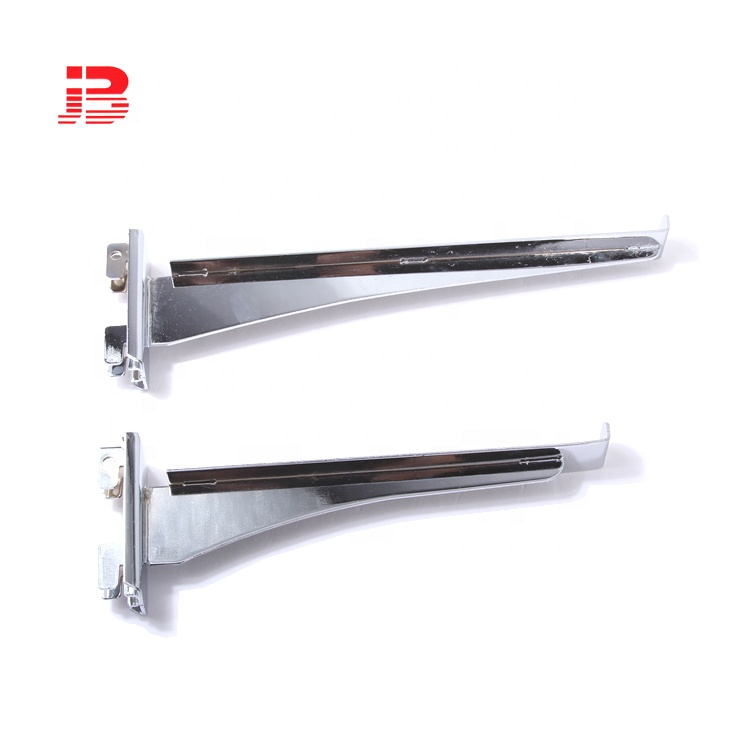 Metal Shelf Bracket Holder for Glass or Wood Shelves