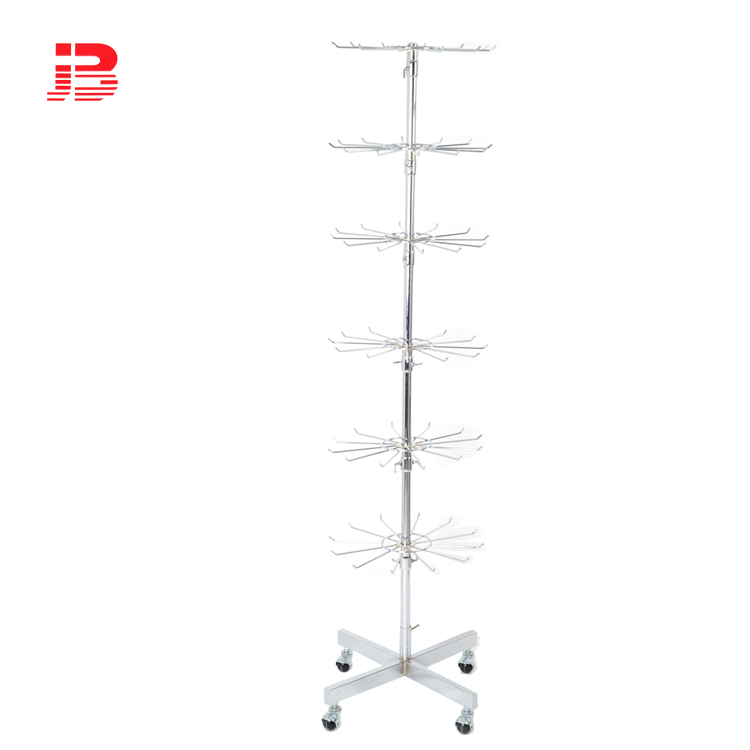 6-Layer Rotatable Hanger Display Shelf