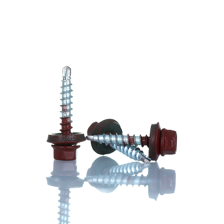 Color Hex Head Screw with Dacrotized Coating