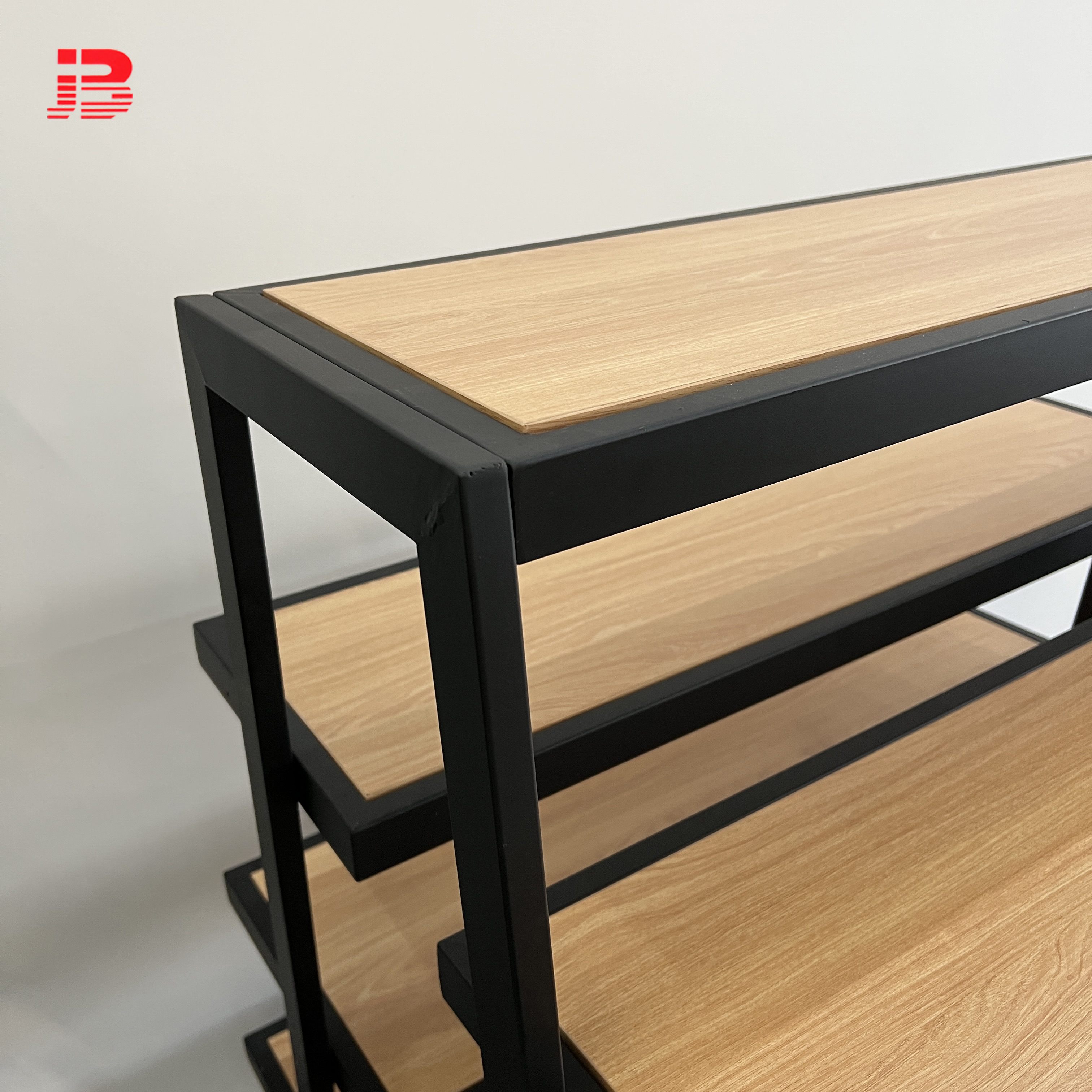 Multifunctional Wood Display Shelves